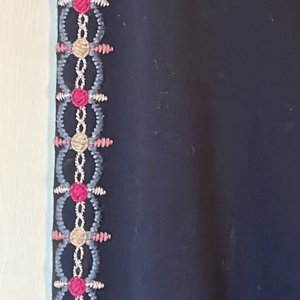 Johnny Was Heavily Embroidered Leggings - Picture 4 of 6